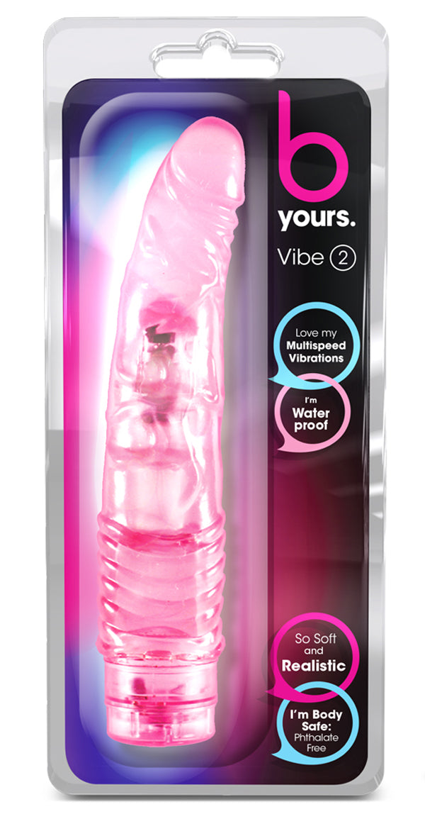 B Yours Cock Vibe #2 - Pink - Not Very Vanilla