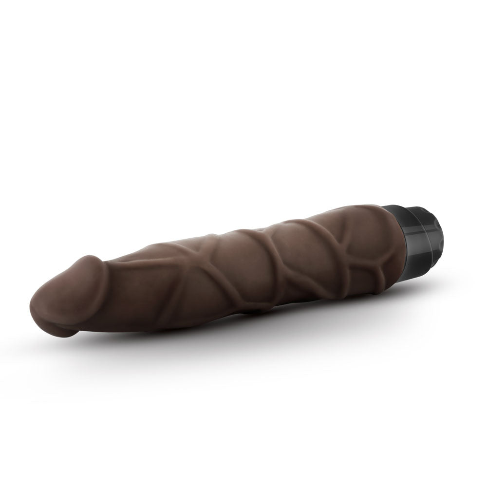 Dr. Skin - Cock Vibe 1 - 9 Inch Vibrating Cock - Chocolate - Not Very Vanilla