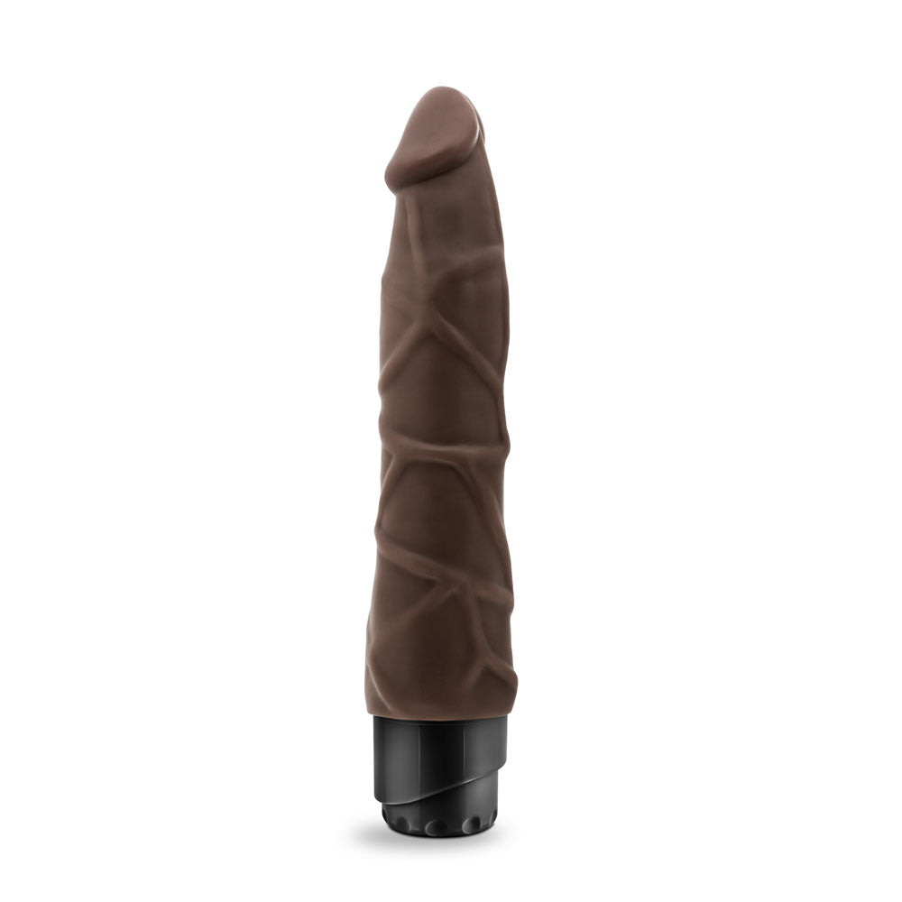 Dr. Skin - Cock Vibe 1 - 9 Inch Vibrating Cock - Chocolate - Not Very Vanilla