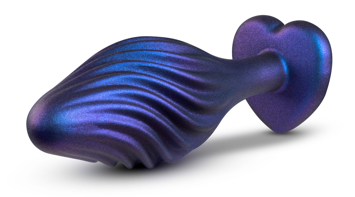 Anal Adventures Matrix - Swirling Bling Plug - Sapphire - Not Very Vanilla