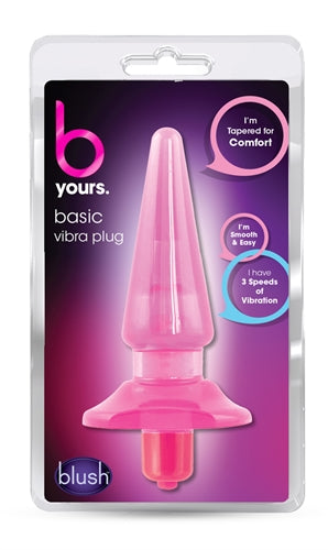 Sassy Vibra Plug - Pink - Not Very Vanilla