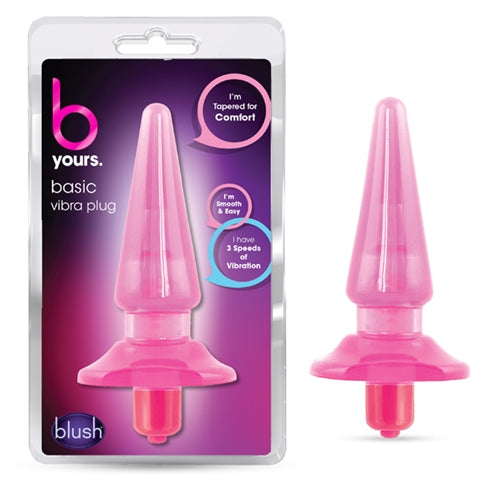 Sassy Vibra Plug - Pink - Not Very Vanilla