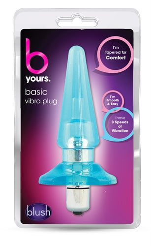 Sassy Vibra Plug - Blue - Not Very Vanilla