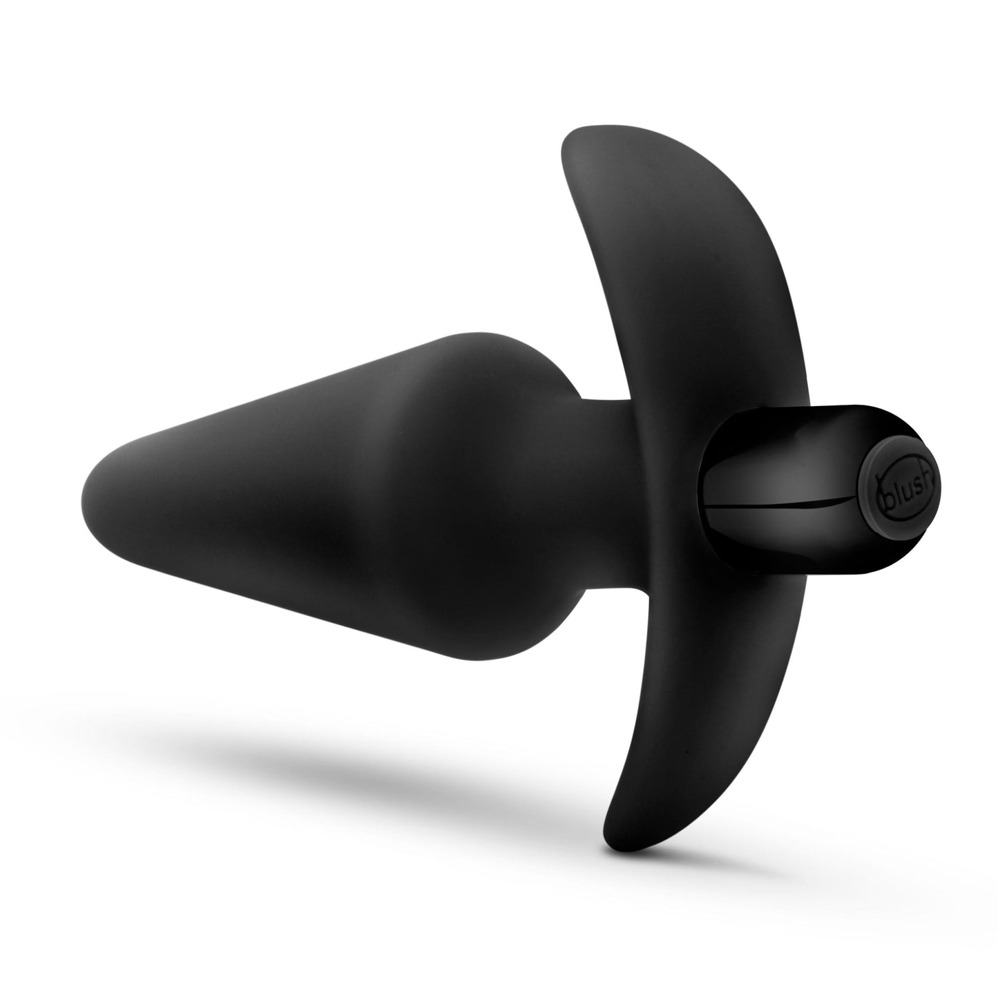 Anal Adventures Platinum - Silicone Vibrating Plug - Black - Not Very Vanilla