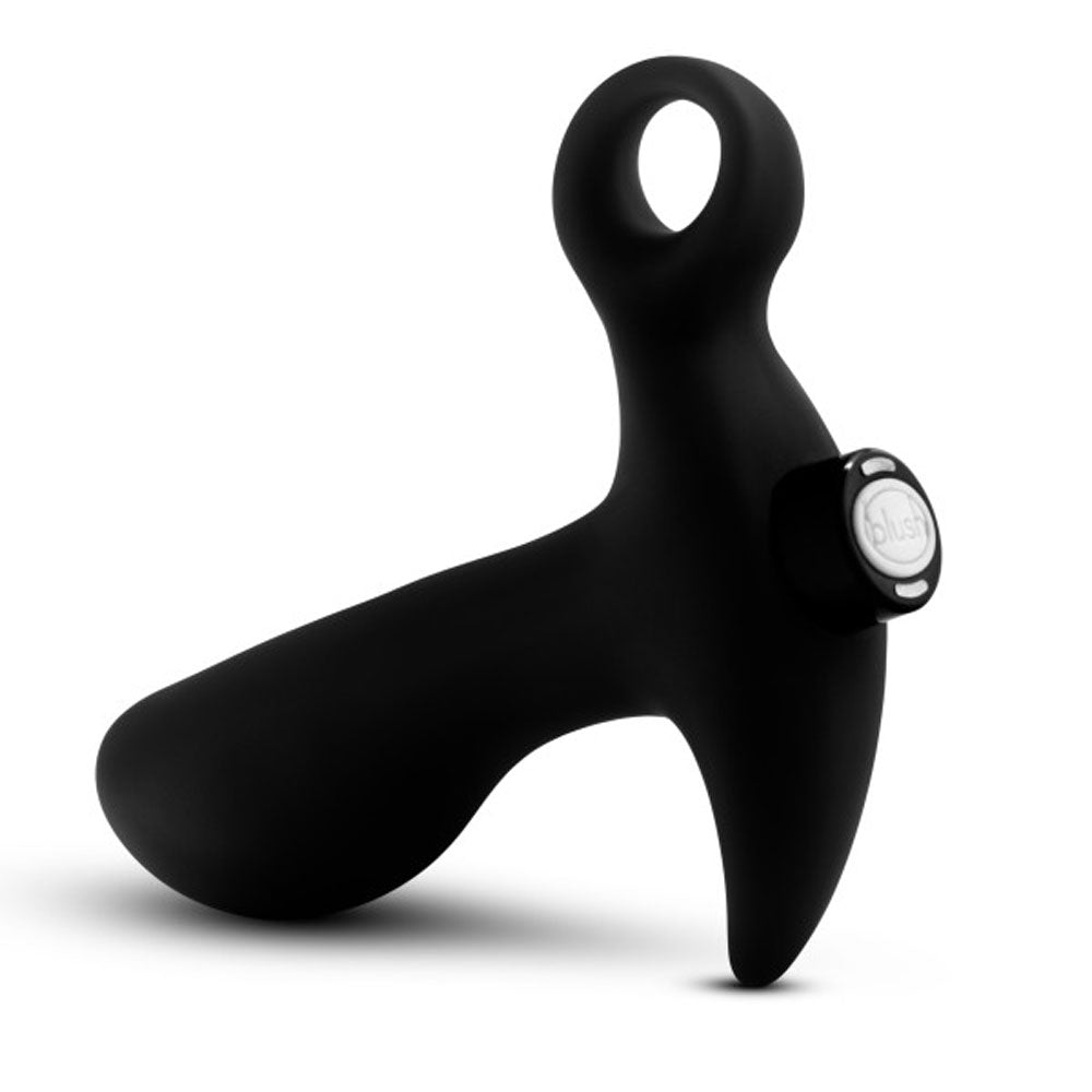 Anal Adventures- Platinum - Silicone Vibrating Prostate Massager 01 - Black - Not Very Vanilla