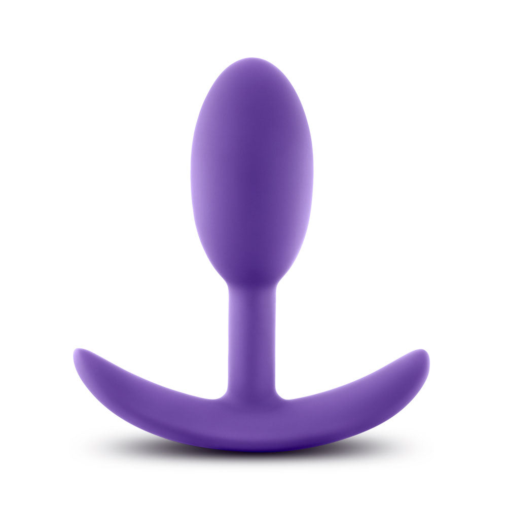 Luxe - Wearable Vibra Slim Plug - Small - Purple - Not Very Vanilla