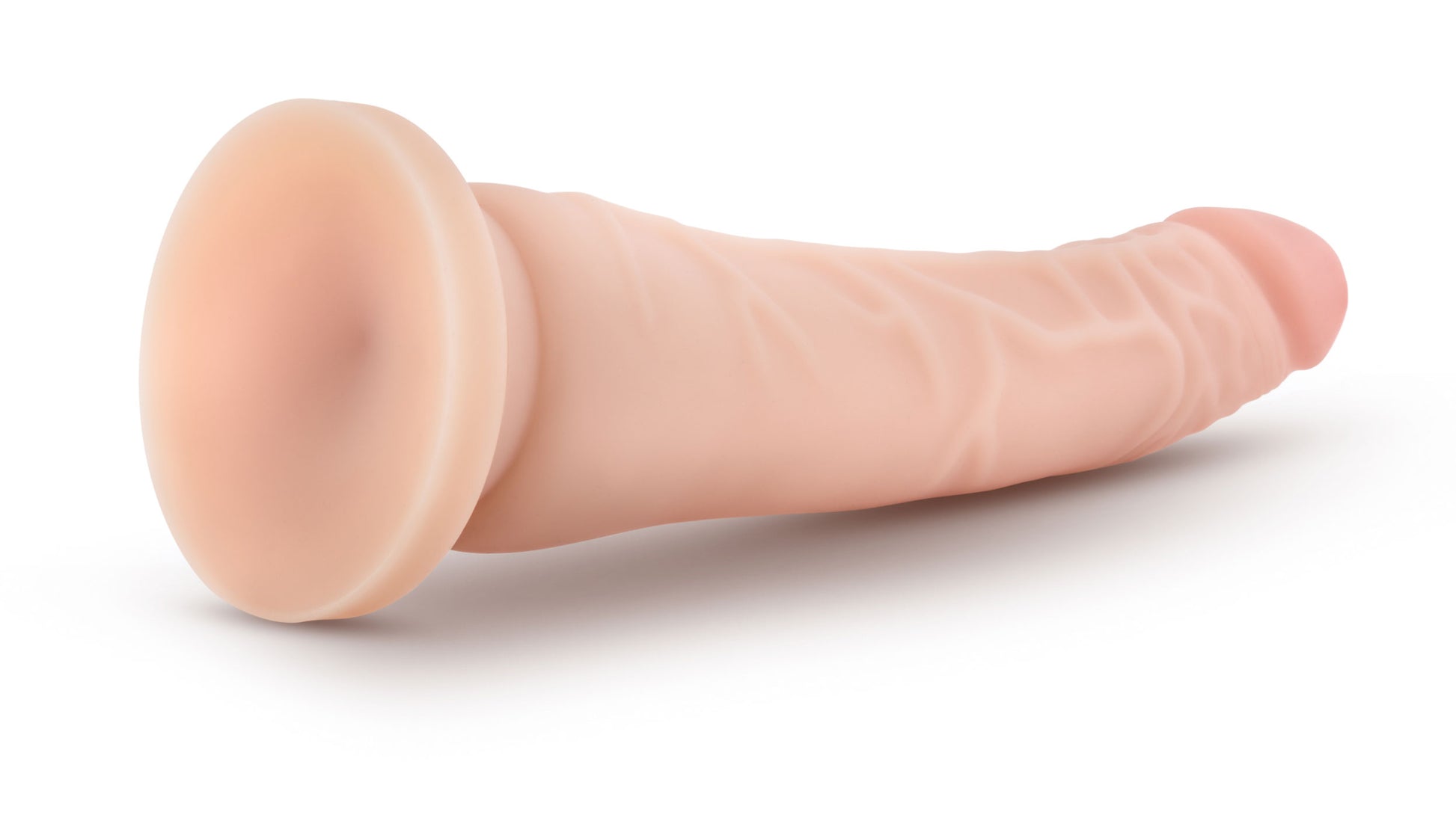 Dr. Skin Silicone - Dr. Noah - 8 Inch Dong With Suction Cup - Vanilla - Not Very Vanilla