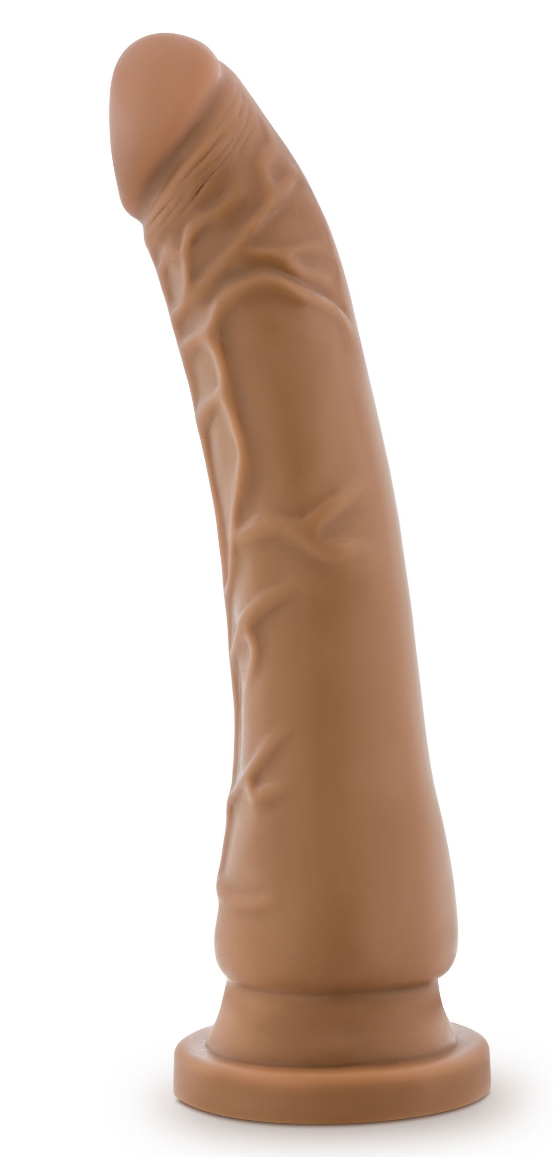 Dr. Skin Silicone - Dr. Noah - 8 Inch Dong With Suction Cup - Mocha - Not Very Vanilla