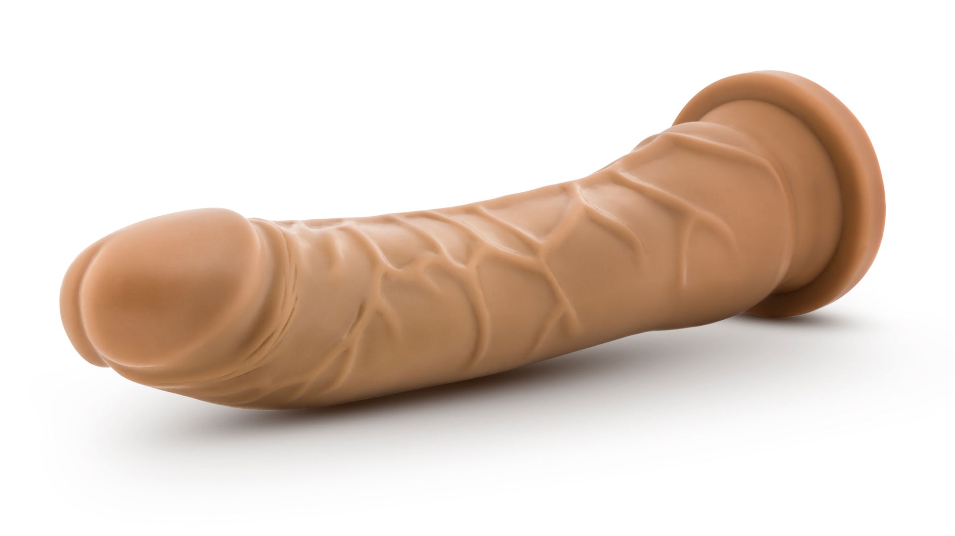 Dr. Skin Silicone - Dr. Noah - 8 Inch Dong With Suction Cup - Mocha - Not Very Vanilla