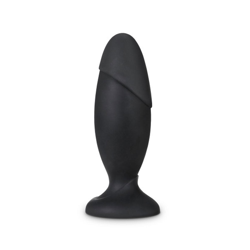 Anal Adventures - Platinum - Silicone Rocket Plug - Black - Not Very Vanilla