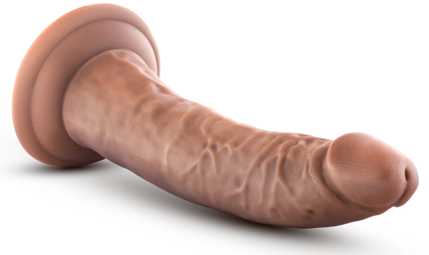 Au Naturel - Jack - 7 Inch Dildo - Mocha - Not Very Vanilla