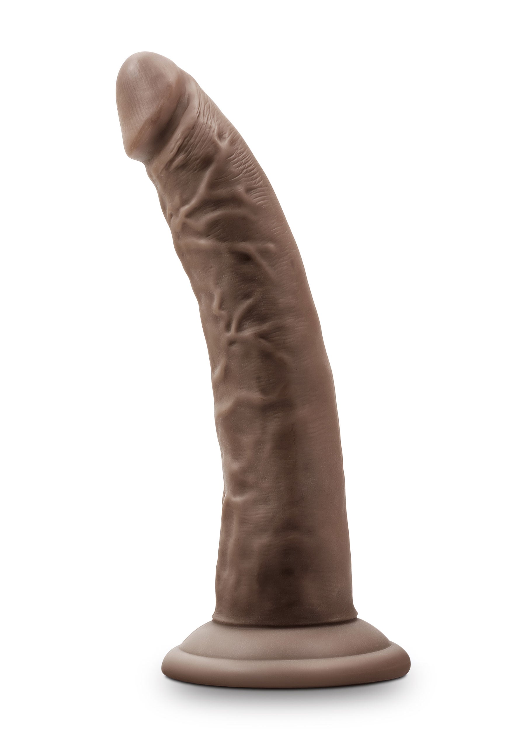 Dr. Skin Plus - 7 Inch Posable Dildo - Chocolate - Not Very Vanilla