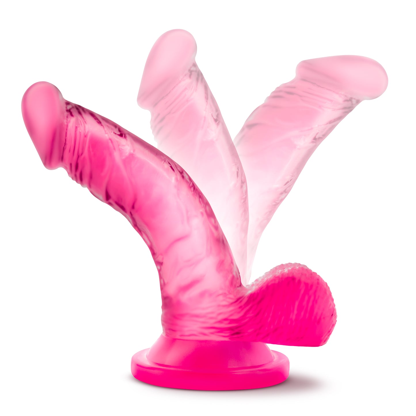 Naturally Yours - 4 Inch Mini Cock - Pink - Not Very Vanilla