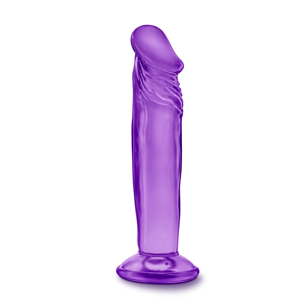 B Yours - Sweet n' Small 6 Inch Dildo With Suction Cup - Purple - Not Very Vanilla