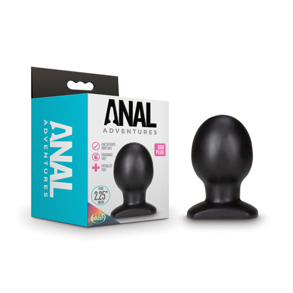 Anal Adventures - Orb Plug - Black - Not Very Vanilla