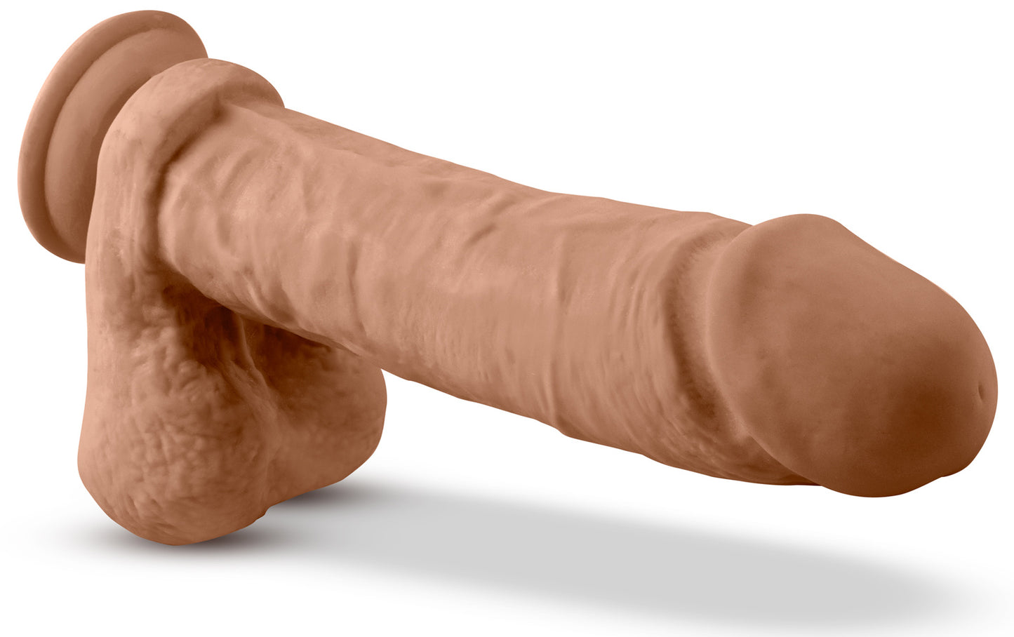 Dr. Skin Silicone - Dr. Julian - 9 Inch Dildo With Suction Cup - Mocha - Not Very Vanilla