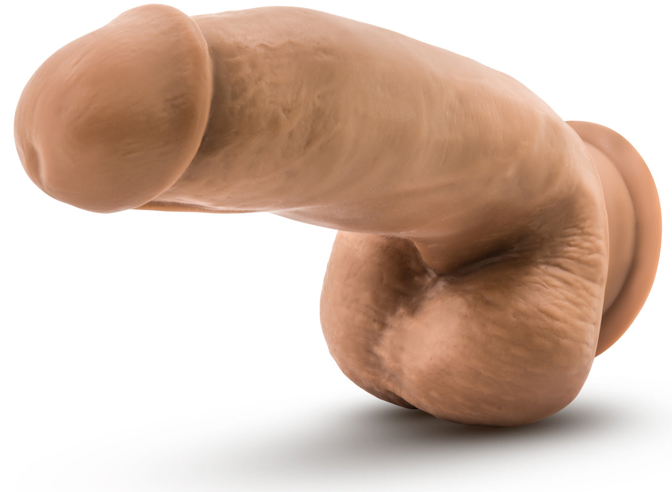 Dr. Skin Silicone - Dr. Samuel - 7 Inch Dildo With Suction Cup - Mocha - Not Very Vanilla