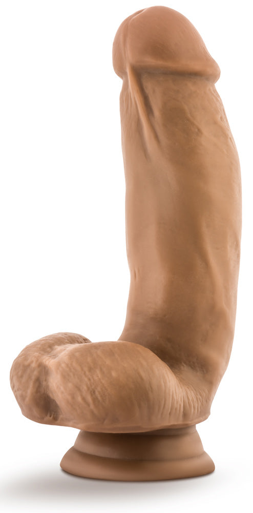 Dr. Skin Silicone - Dr. Samuel - 7 Inch Dildo With Suction Cup - Mocha - Not Very Vanilla