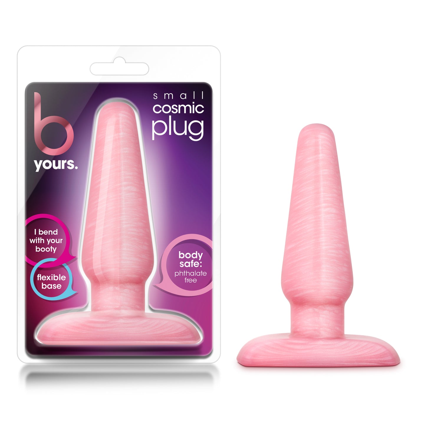 B Yours - Cosmic Plug - Pink - Small - Not Very Vanilla