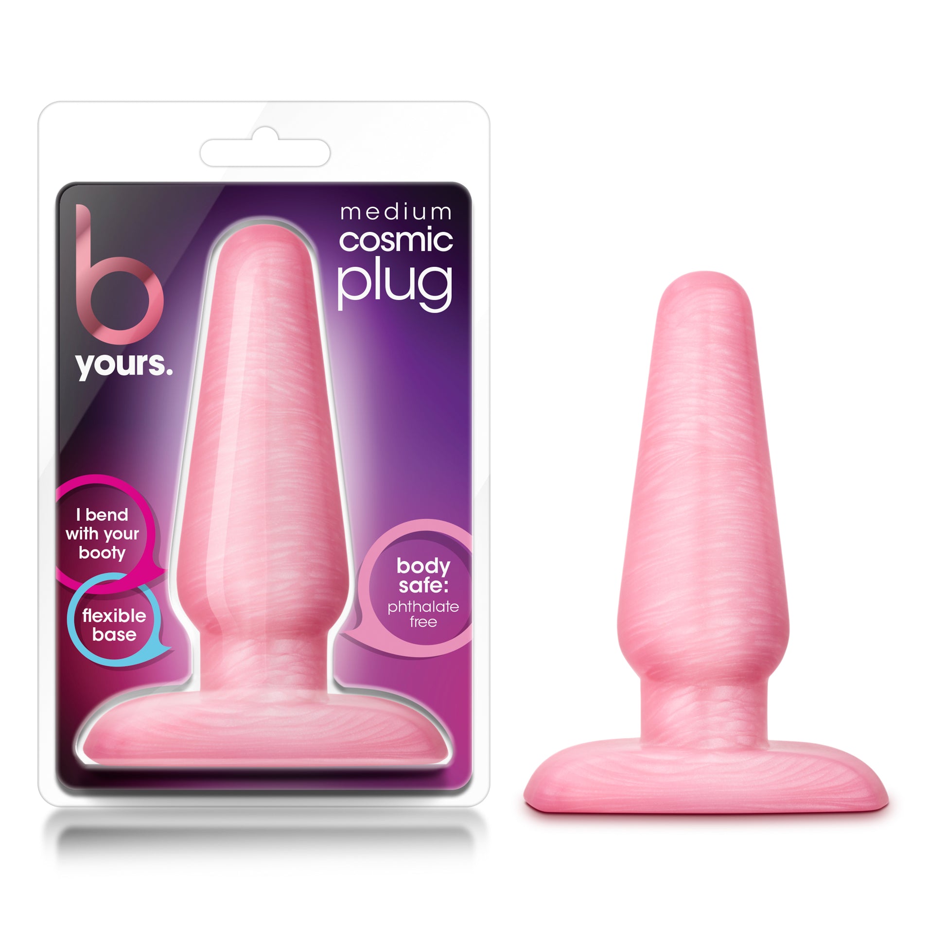 B Yours - Cosmic Plug - Pink - Medium - Not Very Vanilla