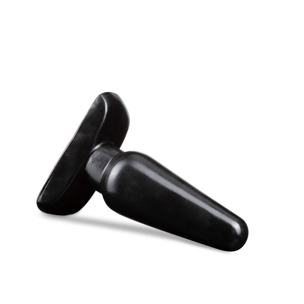 Anal Adventures - Basic Anal Plug - Medium - Black - Not Very Vanilla