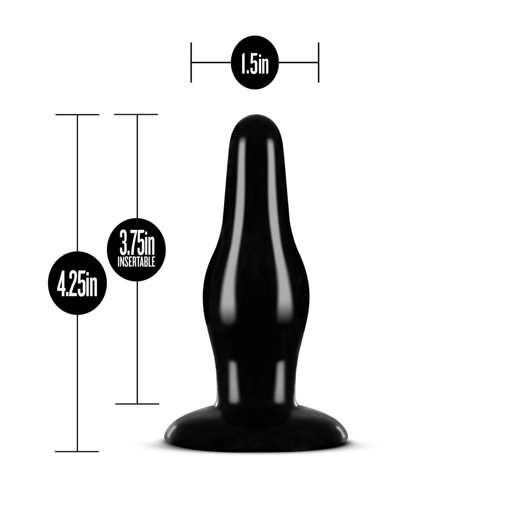 Anal Adventures - Pleasure Plug - Black - Not Very Vanilla