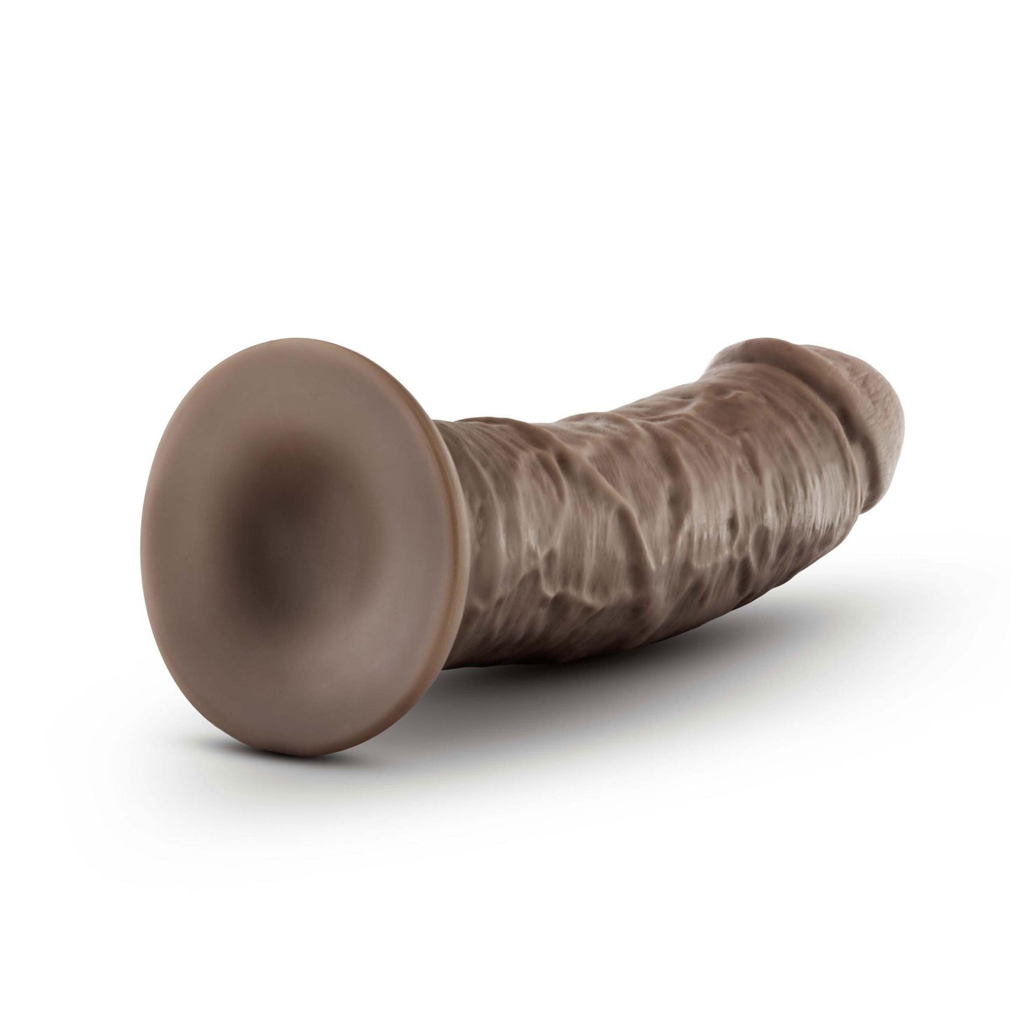 Dr. Skin Plus - 8 Inch Thick Posable Dildo - Chocolate - Not Very Vanilla