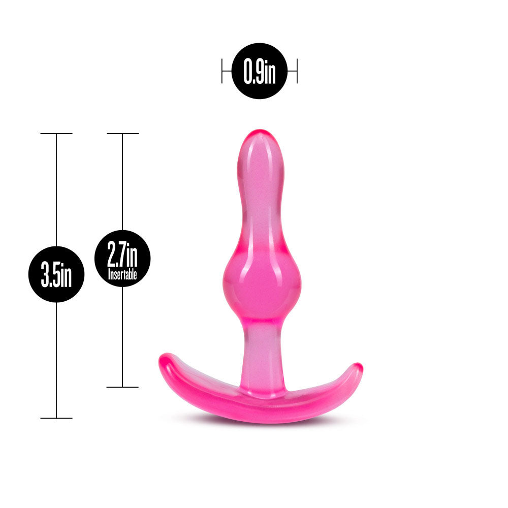 B Yours - Curvy Anal Plug - Pink - Not Very Vanilla