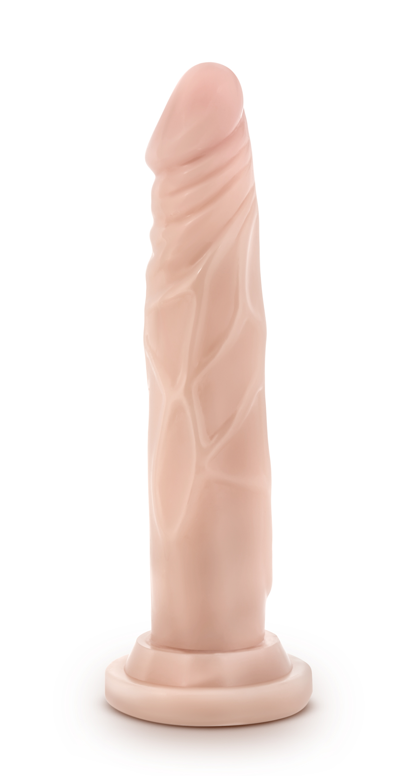 Dr. Skin Silicone - Dr. Carter - 7 Inch Dong With Suction Cup - Vanilla - Not Very Vanilla