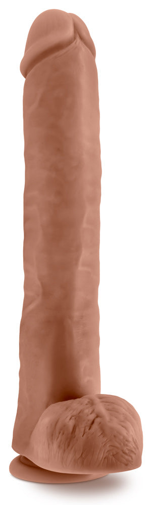 Au Naturel - Daddy - 14 Inch Dildo - Mocha - Not Very Vanilla