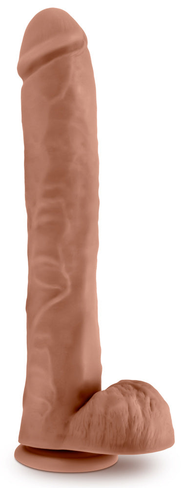 Au Naturel - Daddy - 14 Inch Dildo - Mocha - Not Very Vanilla