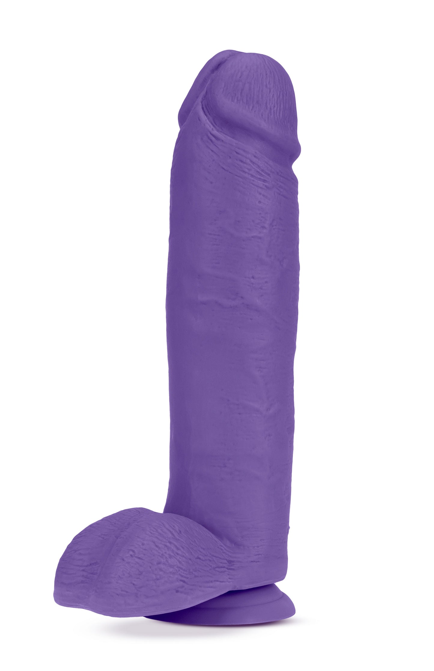 Au Naturel - Bold - Huge - 10 Inch Dildo - Purple - Not Very Vanilla