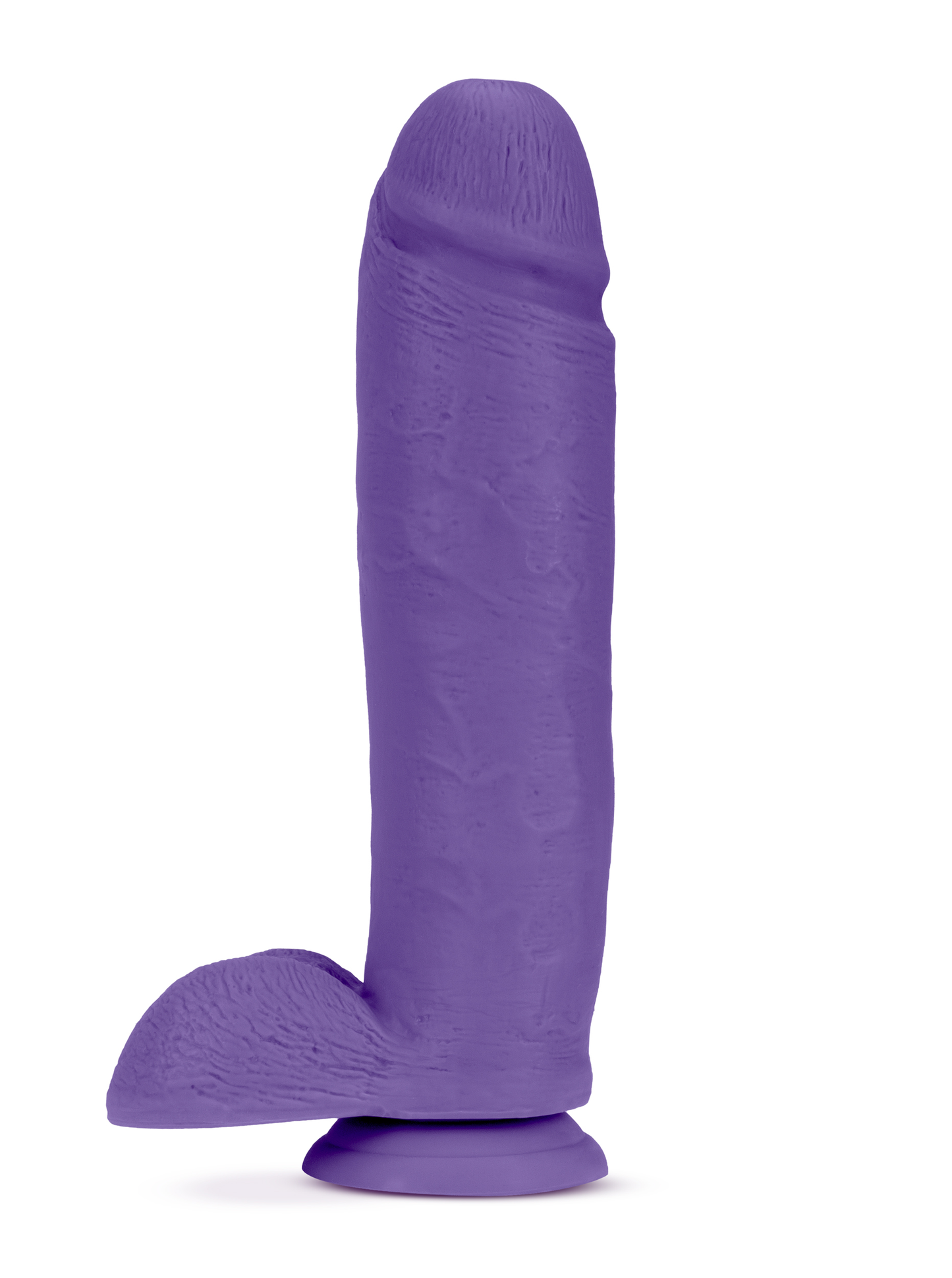 Au Naturel - Bold - Huge - 10 Inch Dildo - Purple - Not Very Vanilla