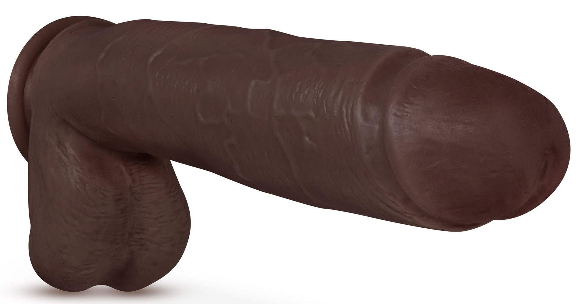 Au Naturel - Huge - 10 Inch Dildo - Chocolate - Not Very Vanilla