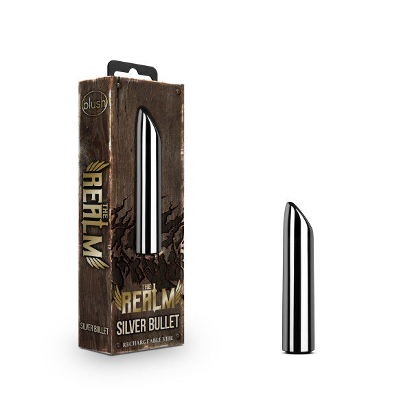 The Realm - Sliver Rechargeable Bullet - Silver - Not Very Vanilla