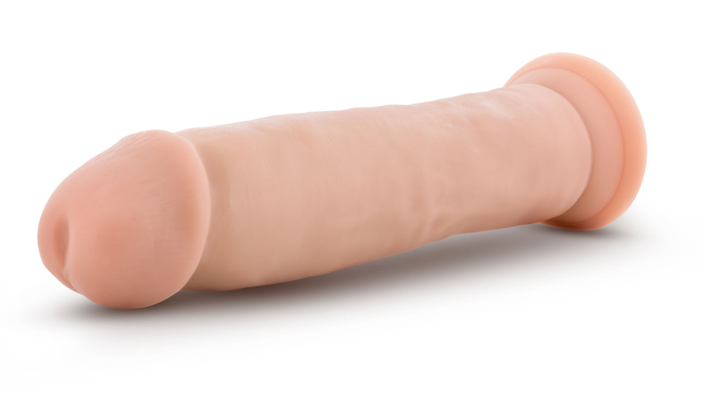 Dr. Skin Silicone - Dr. Henry - 9 Inch Dildo With Suction Cup - Vanilla - Not Very Vanilla