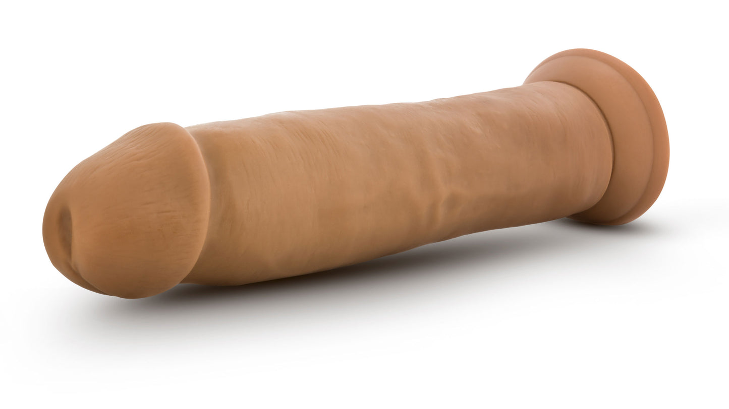 Dr. Skin Silicone - Dr. Henry - 9 Inch Dildo With Suction Cup - Mocha - Not Very Vanilla