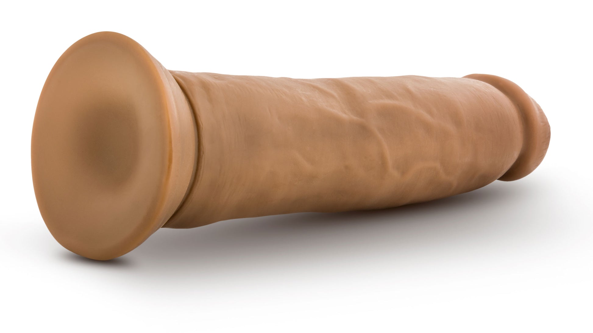 Dr. Skin Silicone - Dr. Henry - 9 Inch Dildo With Suction Cup - Mocha - Not Very Vanilla