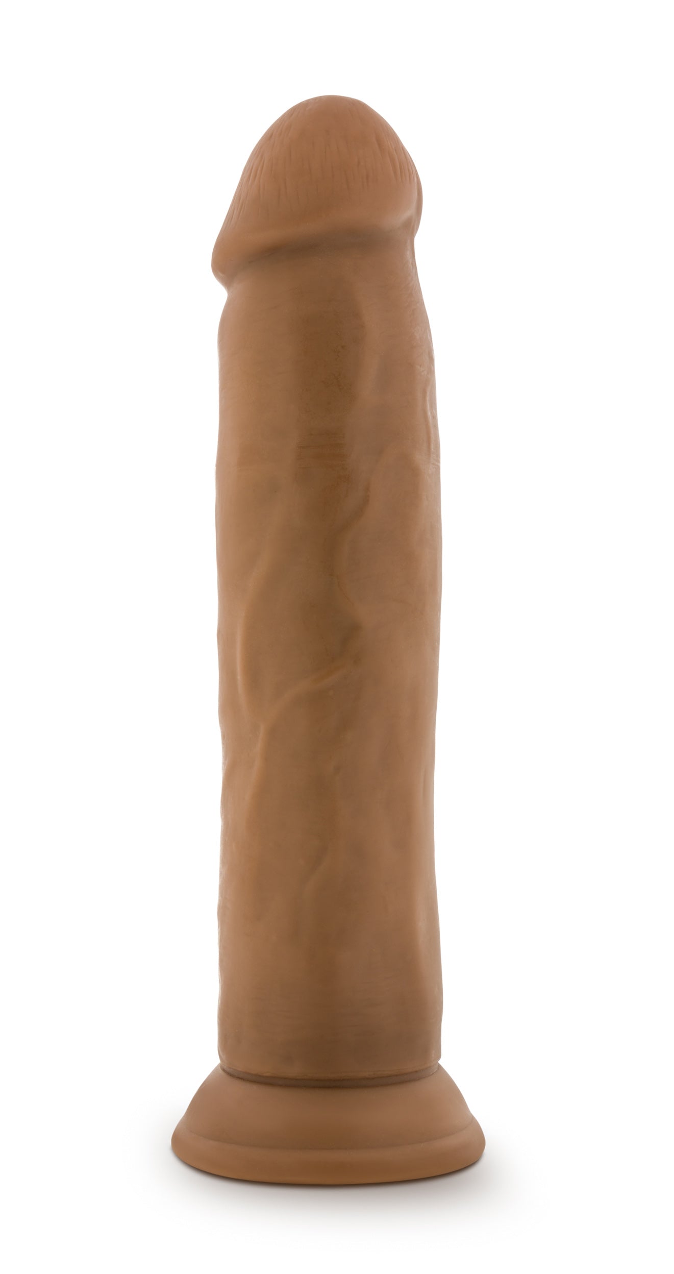 Dr. Skin Silicone - Dr. Henry - 9 Inch Dildo With Suction Cup - Mocha - Not Very Vanilla