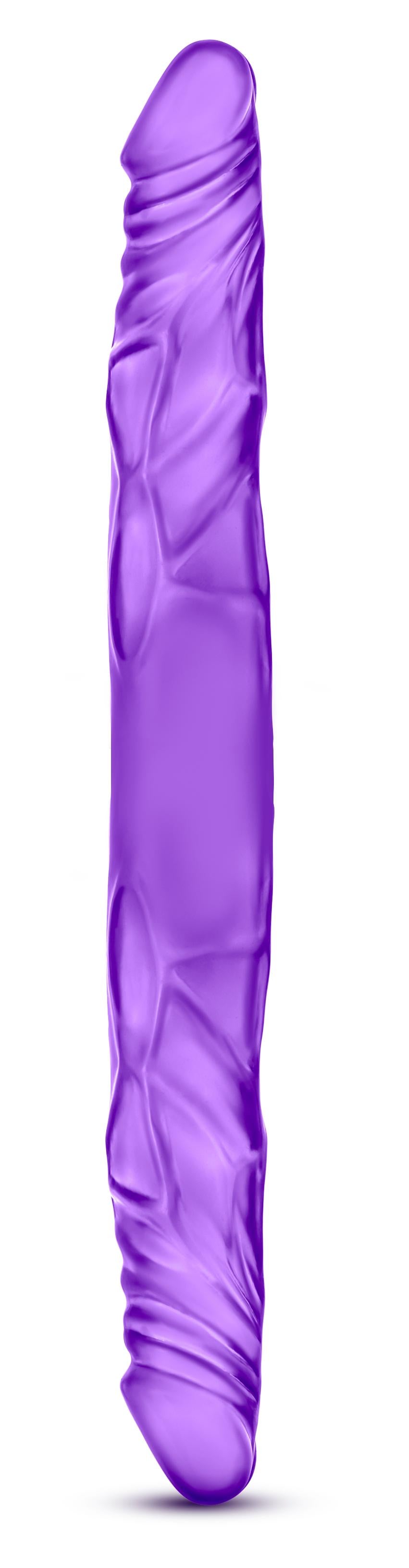 B Yours 14 Inch Double Dildo - Purple - Not Very Vanilla