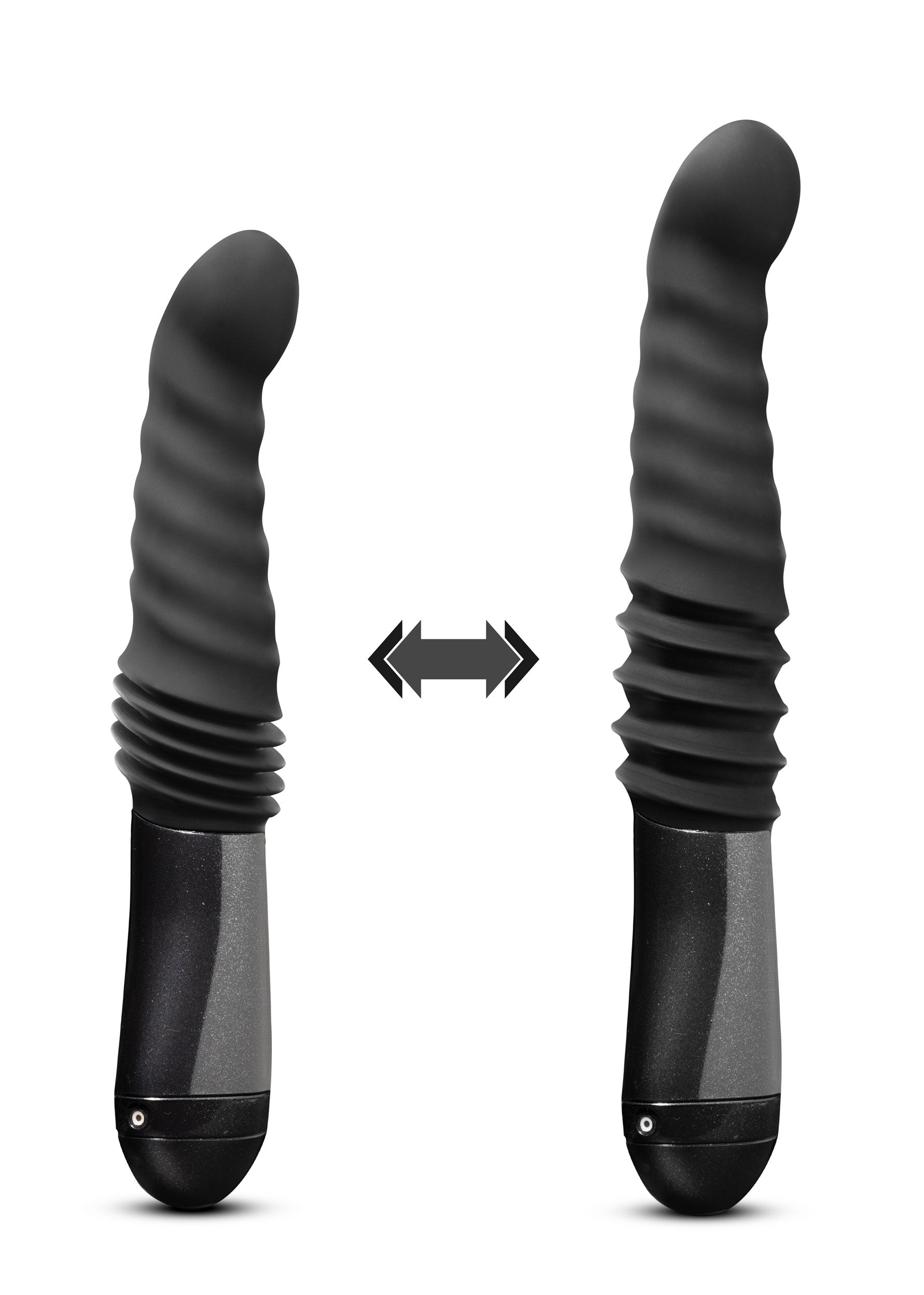 Temptasia - Lazarus - Thrusting Dildo - Black - Not Very Vanilla