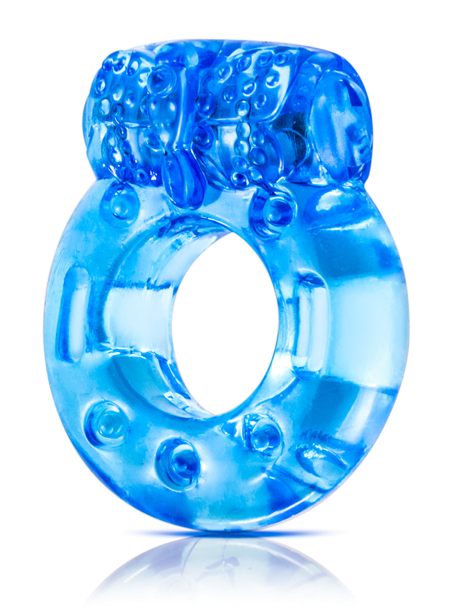 Stay Hard Reusable Cock Ring - Blue - Not Very Vanilla