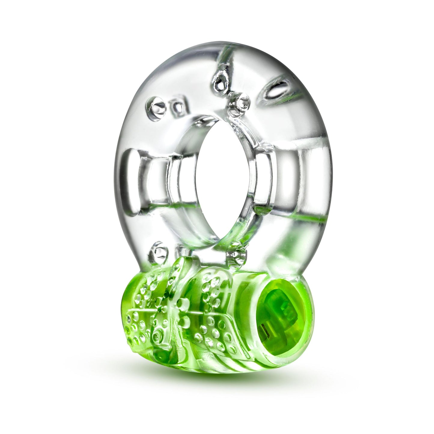 Play With Me - Arouser Vibrating C-Ring - Green - Not Very Vanilla