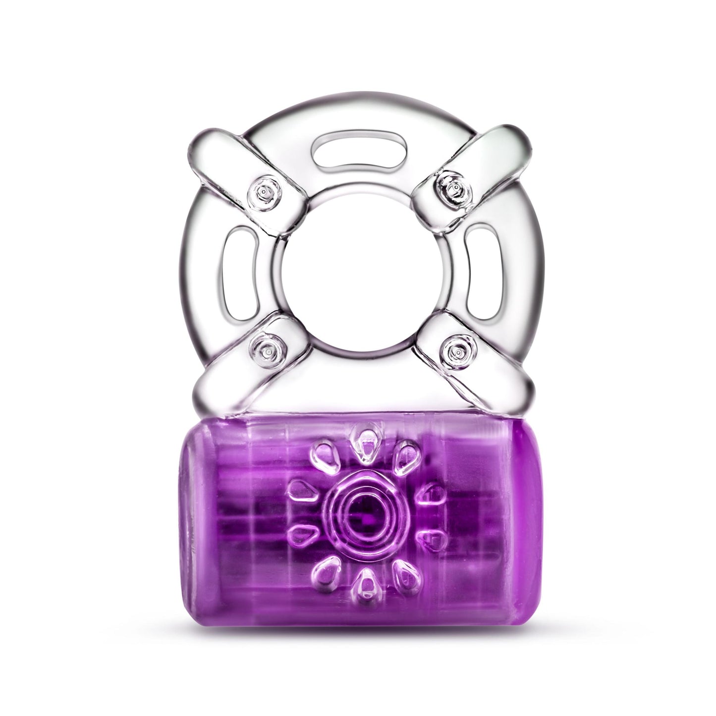 Play With Me - One Night Stand Vibrating C-Ring - Purple - Not Very Vanilla