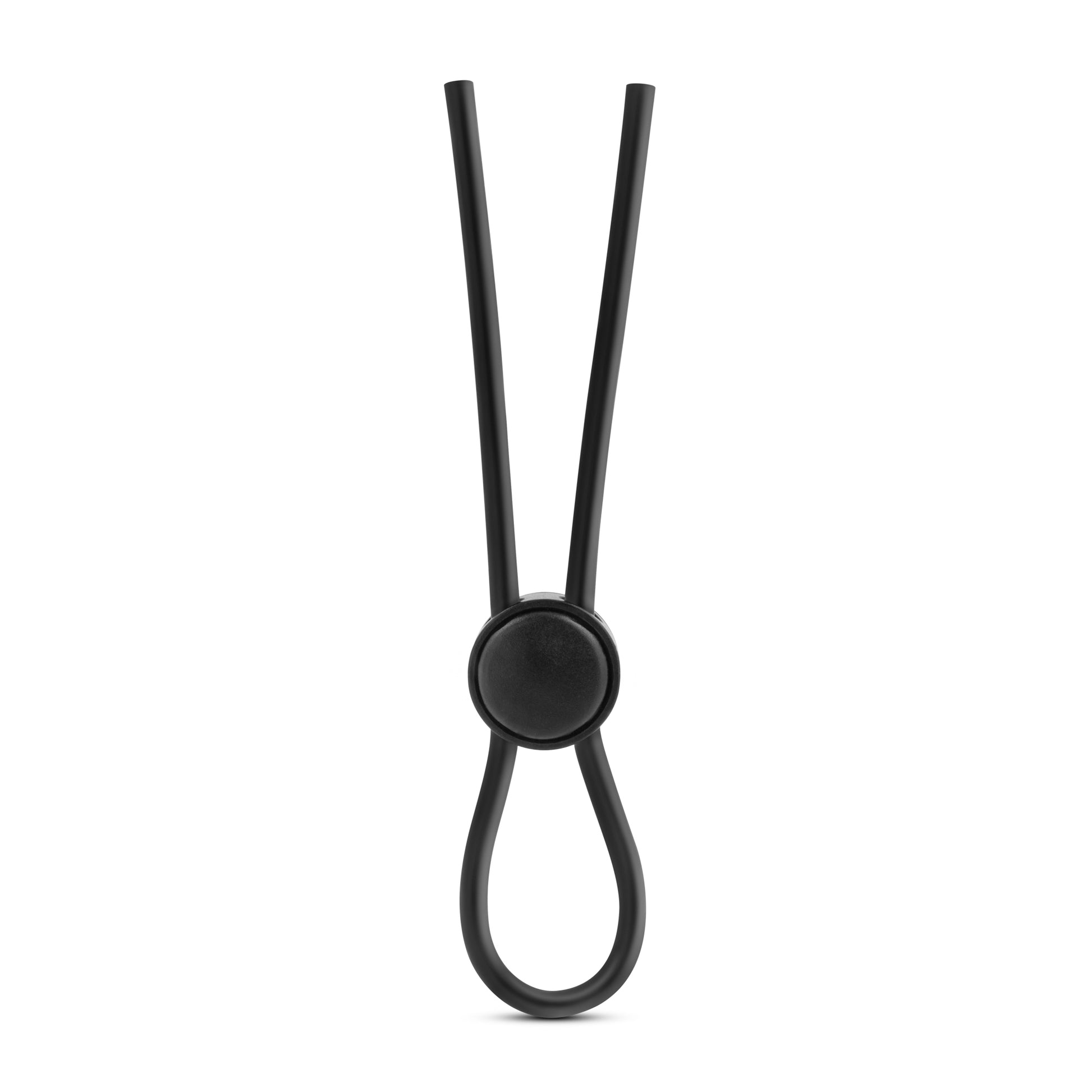 Stay Hard - Silicone Loop Cock Ring - Black - Not Very Vanilla