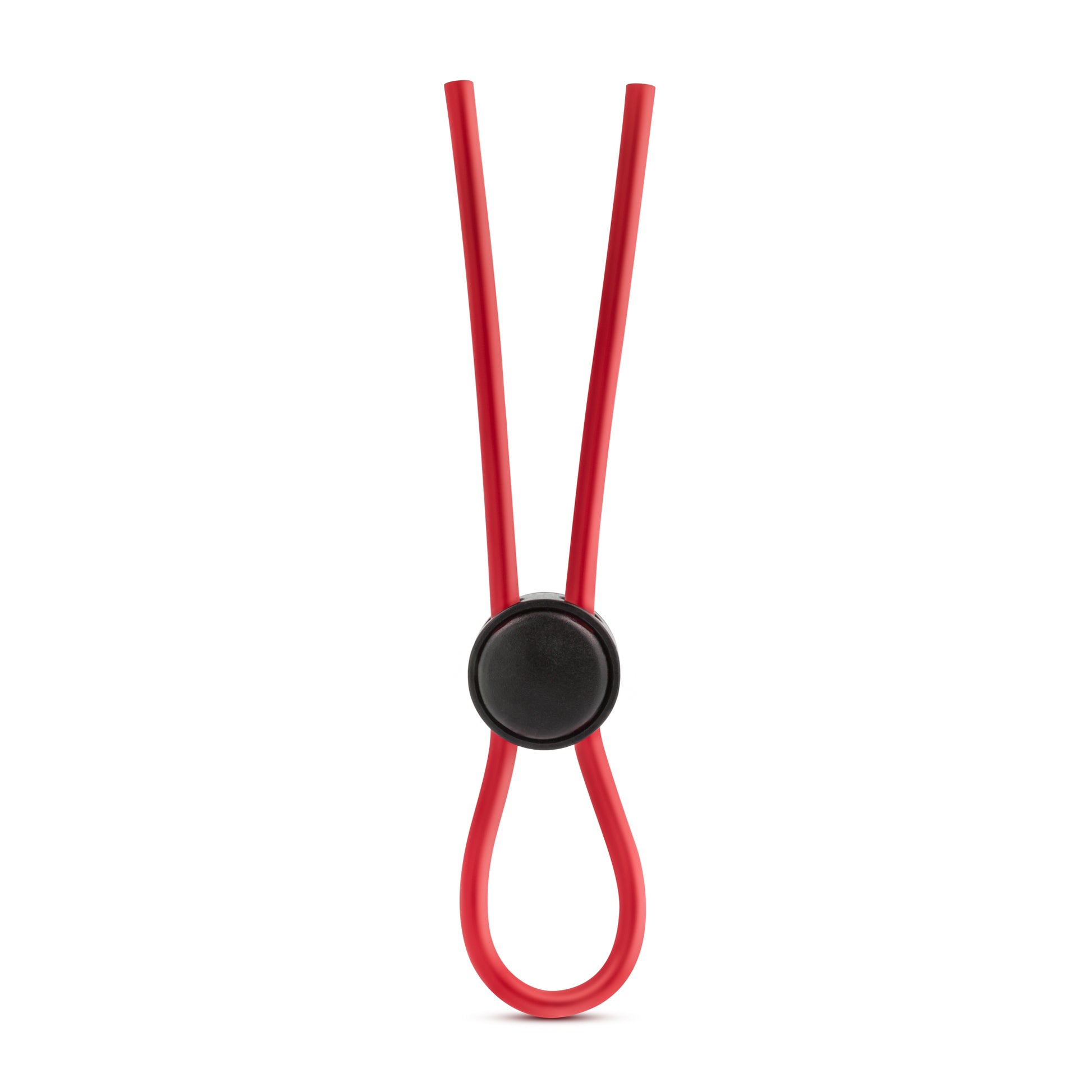 Stay Hard - Silicone Loop Cock Ring - Red - Not Very Vanilla