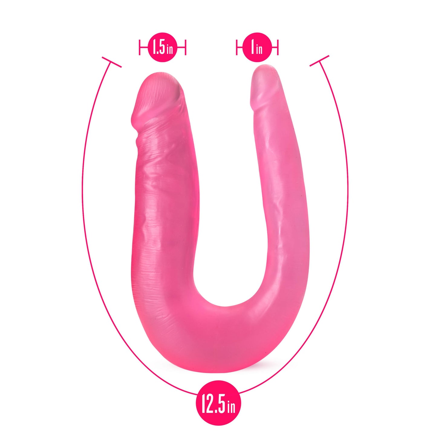 B Yours - Sweet Double Dildo - Pink - Not Very Vanilla