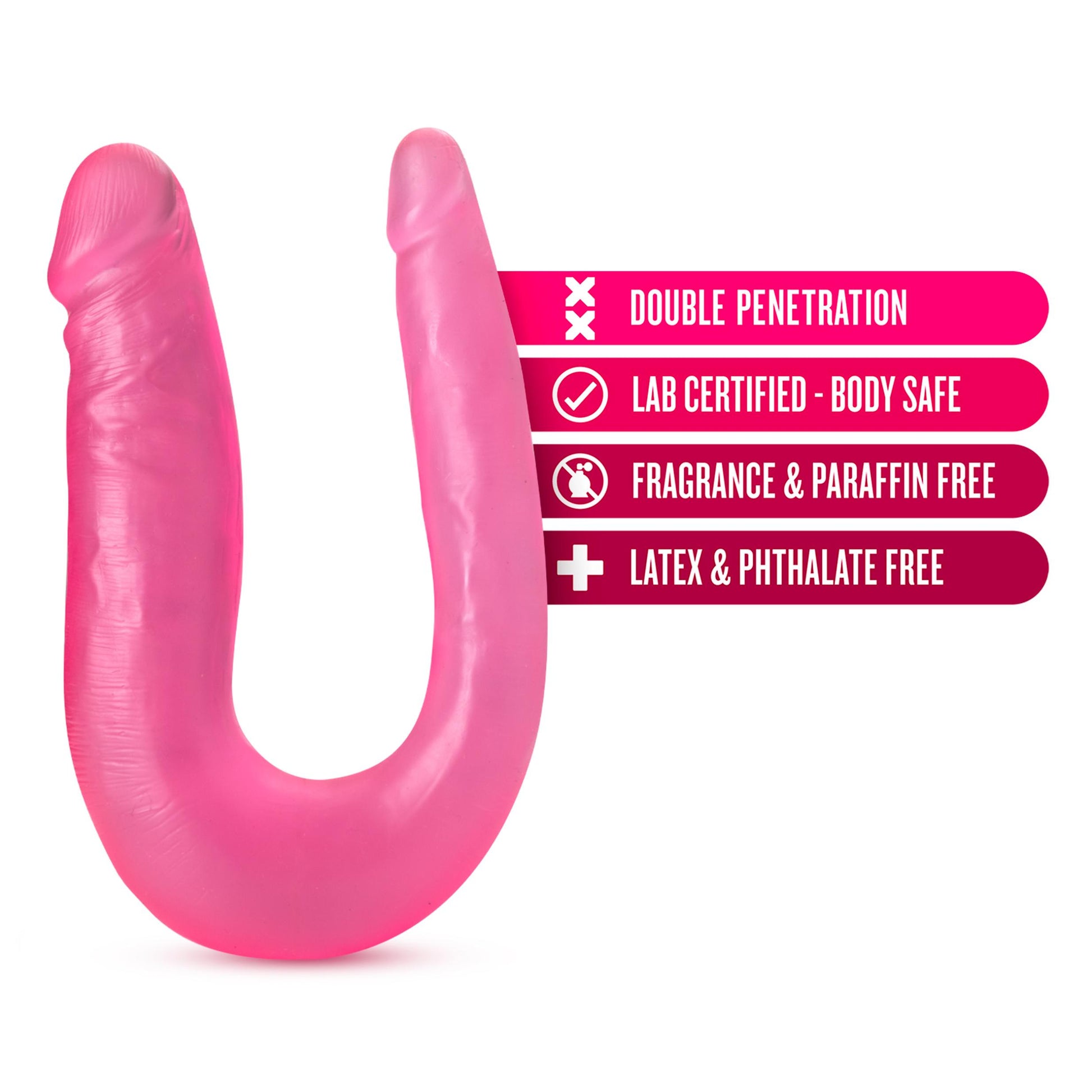 B Yours - Sweet Double Dildo - Pink - Not Very Vanilla