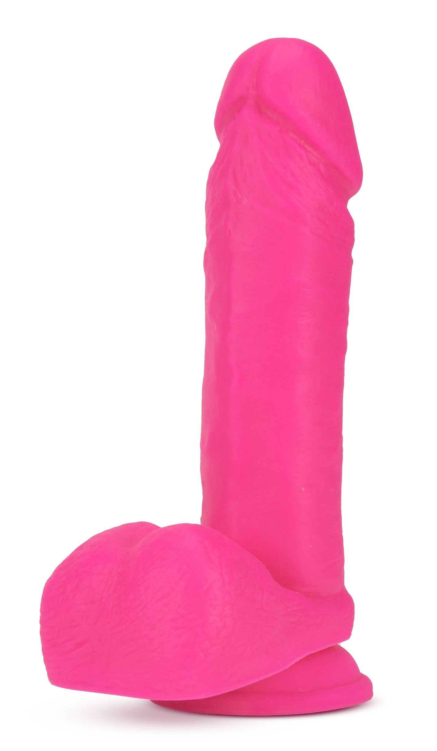 Neo - 8 Inch Dual Density Dildo - Neon Pink - Not Very Vanilla