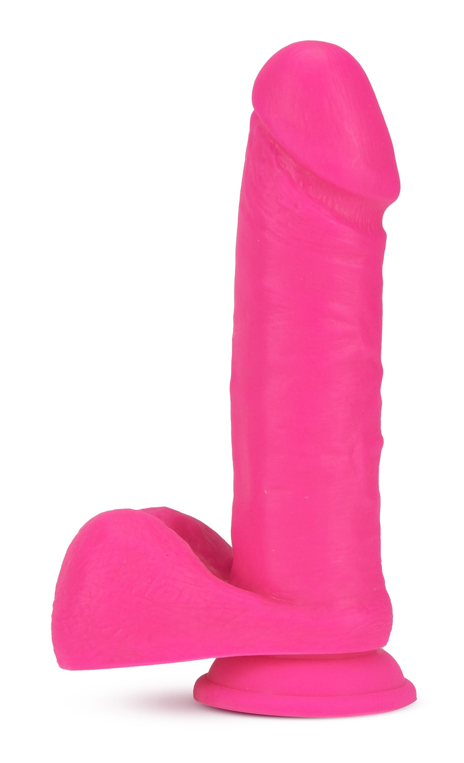 Neo - 8 Inch Dual Density Dildo - Neon Pink - Not Very Vanilla